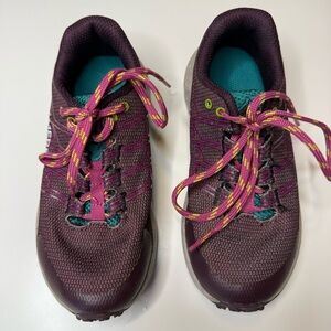 Merrell Moab Flight Low Kids' Purple and Pink Sneakers Size 11 GUC